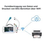 دستگاه هولتر قلب حرفه‌ای ۱۲ کاناله CheckMe ECG500 - Image 5