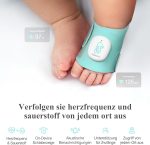 جوراب هوشمند نوزاد Sense-U با دوربین 2K  - Image 4